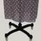 Long-sleeved V-neck Perspective Point Dress