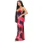 Printed tie-dyed suspender dress skirt