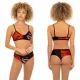 Two-piece swimsuit with personality and self-cultivation cartoon