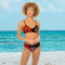 Two-piece swimsuit with personality and self-cultivation cartoon