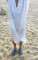 Plaid Jacquard Beach Bikini Blouse
