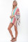 Multicolored fringed beach Knitted Blouse