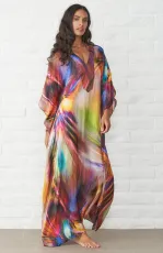 Long skirt bikini blouse