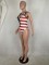 Fashionable sexy American flag printed swimsuit in Europe and America