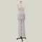 Sleeveless suspender V-neck dress lace dress