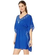 Quick-drying embroidered bikini beach skirt