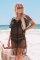 Knitted fringed bikini beach skirt
