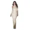 Flash tassel elegant shoulder-open dinner dress