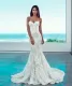 Lace evening dress