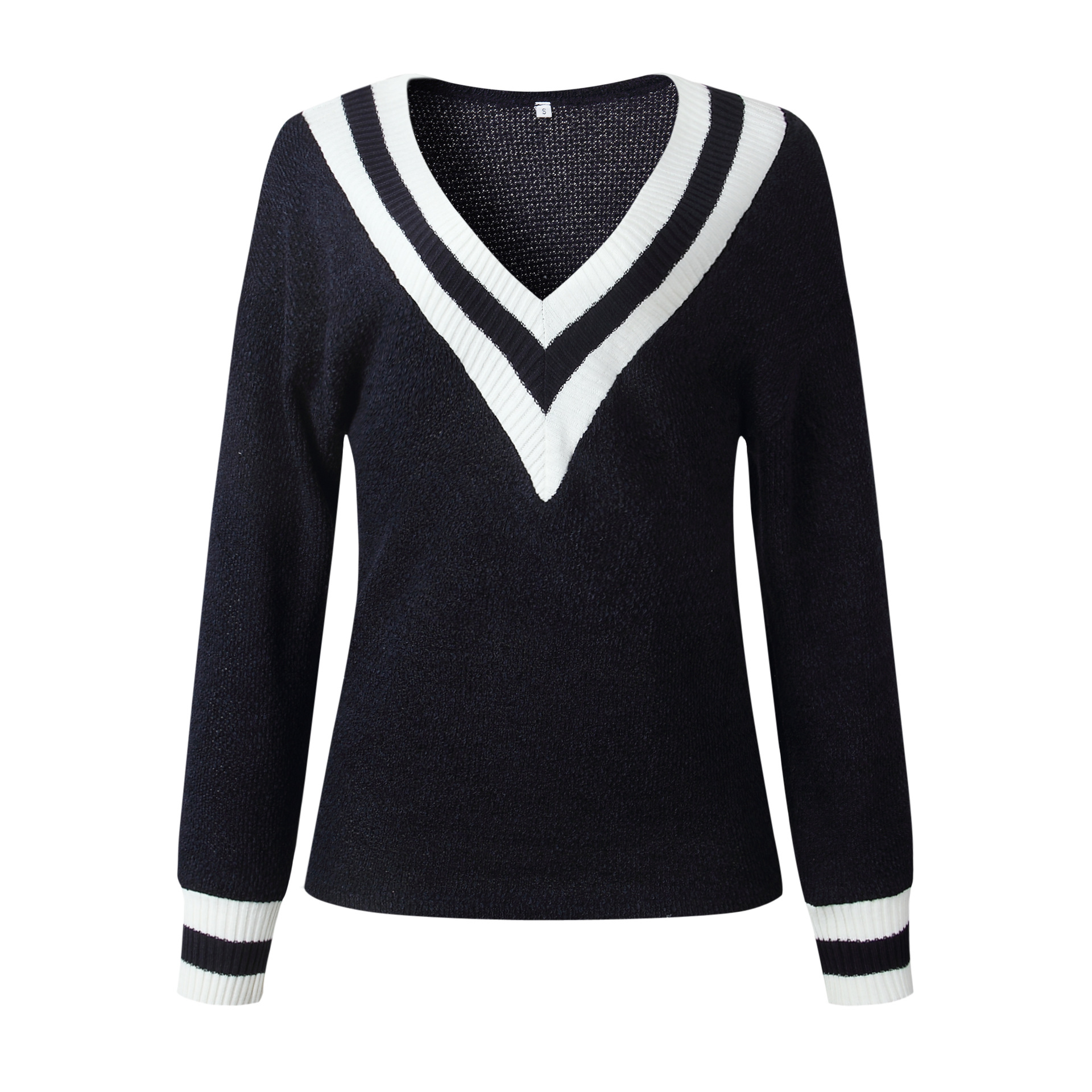 v collar sweater