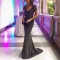 Deep V slim dress long skirt