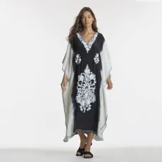 Rayon positioning flower beach sun protection shirt