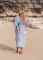 Cotton orientation printing robe sun proof shirt beach skirt