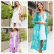 Lace dress with water-soluble embroidery Sunscreen shirt