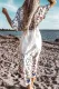 Location print holiday bikini sun proof cardigan