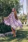 Quick drying silk slip printed diamond lattice bikini sun proof cardigan