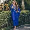 Chiffon embroidered bikini robe sunscreen