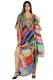 Striped positioning printing robe bikini beach shirt