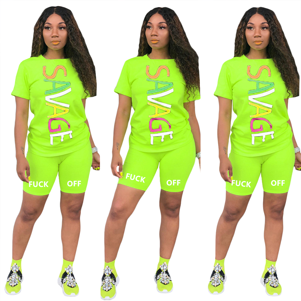 ladies t shirt and shorts set