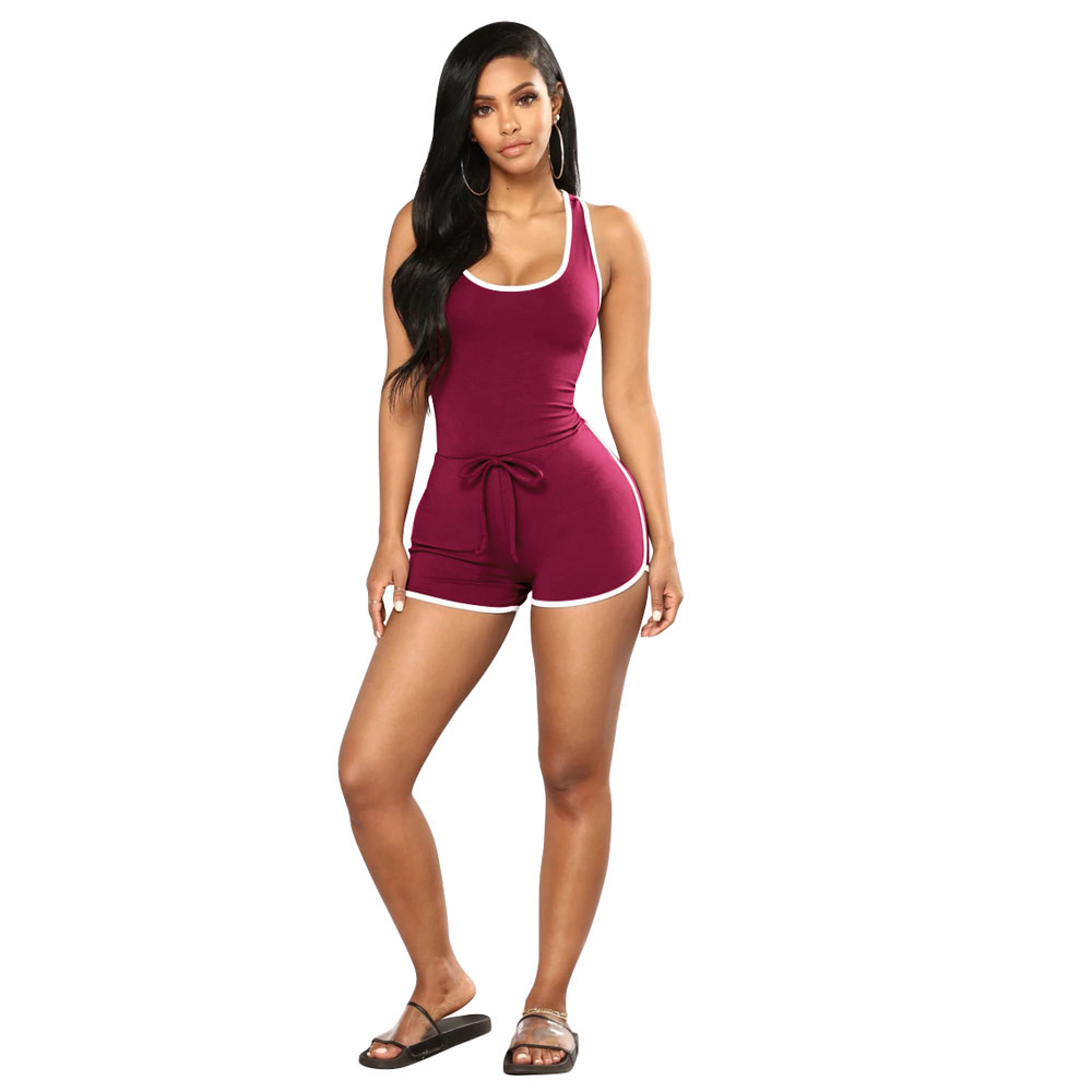 one piece shorts romper