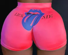 Sexy tight shorts Print Shorts Yoga Pants