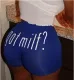 Fashion sexy tight print YOGA SHORTS
