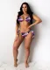 Two piece open back bikini
