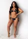 Two piece open back bikini