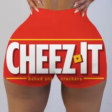 Sexy tight shorts Print Shorts Yoga Pants