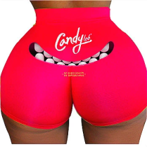 Sexy tight shorts Print Shorts Yoga Pants