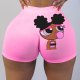 Sexy tight shorts Print Shorts Yoga Pants