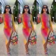 Fashion sexy print dress