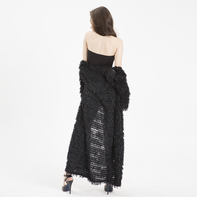 tassel cardigan sweater