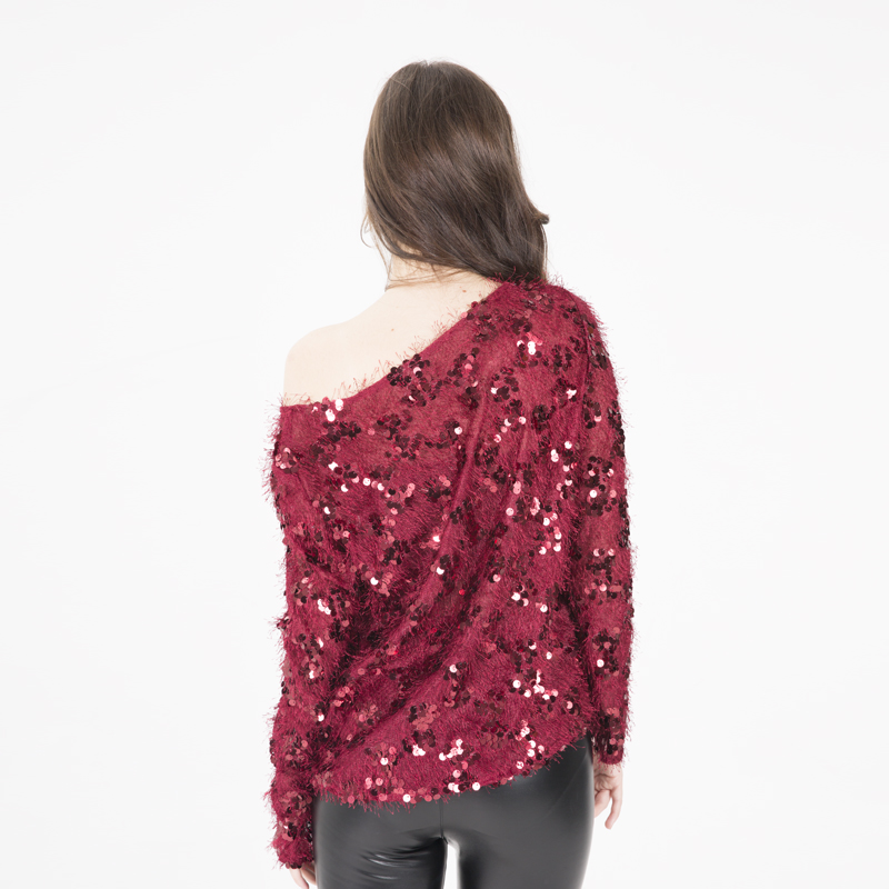 t shirt a sequin femme