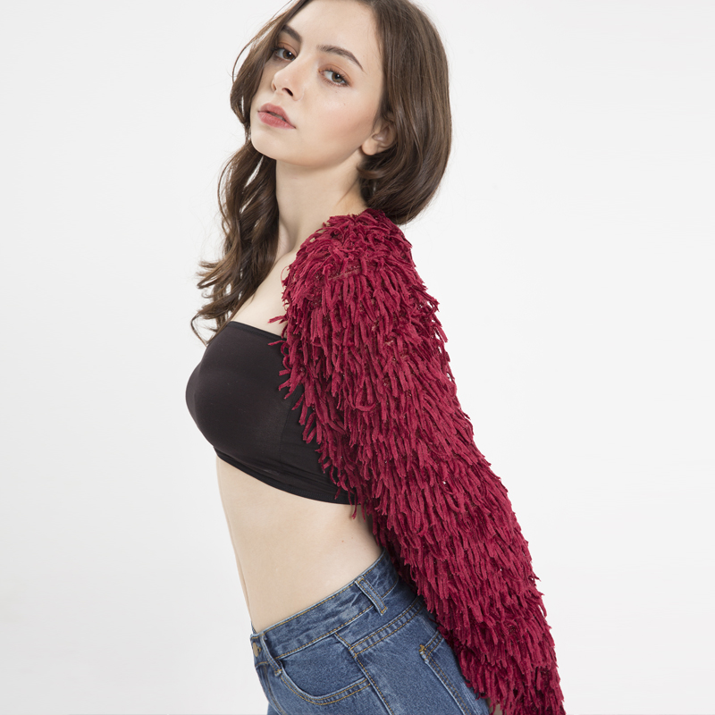 tassel cardigan sweater