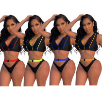 Triangle swimsuit sexy split bikini
