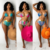 Fashion sexy digital printed swimsuit suit