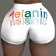 Sexy tight shorts printed shorts Yoga Pants