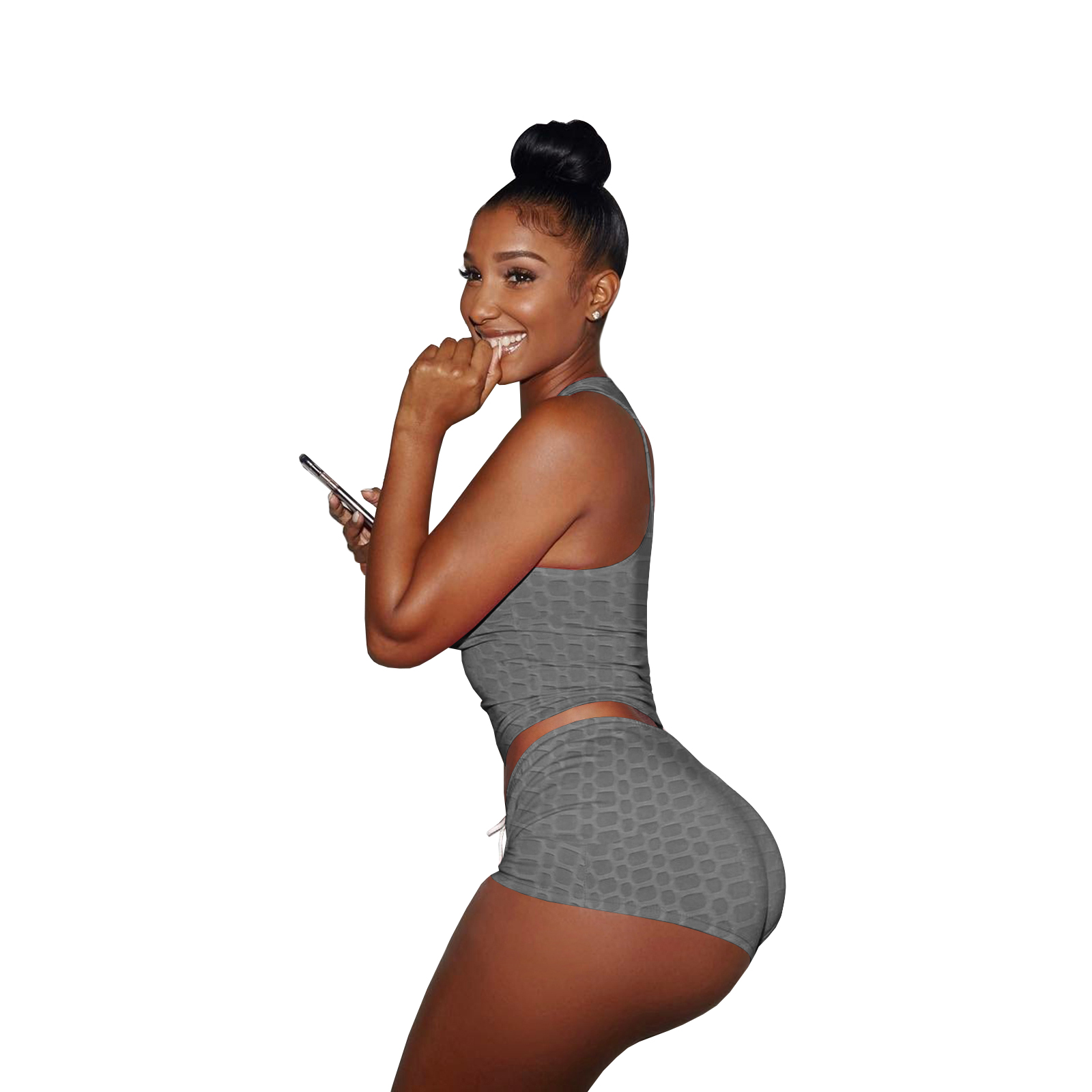 pineapple yoga shorts
