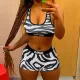 Sexy printed tank top swimsuit suit