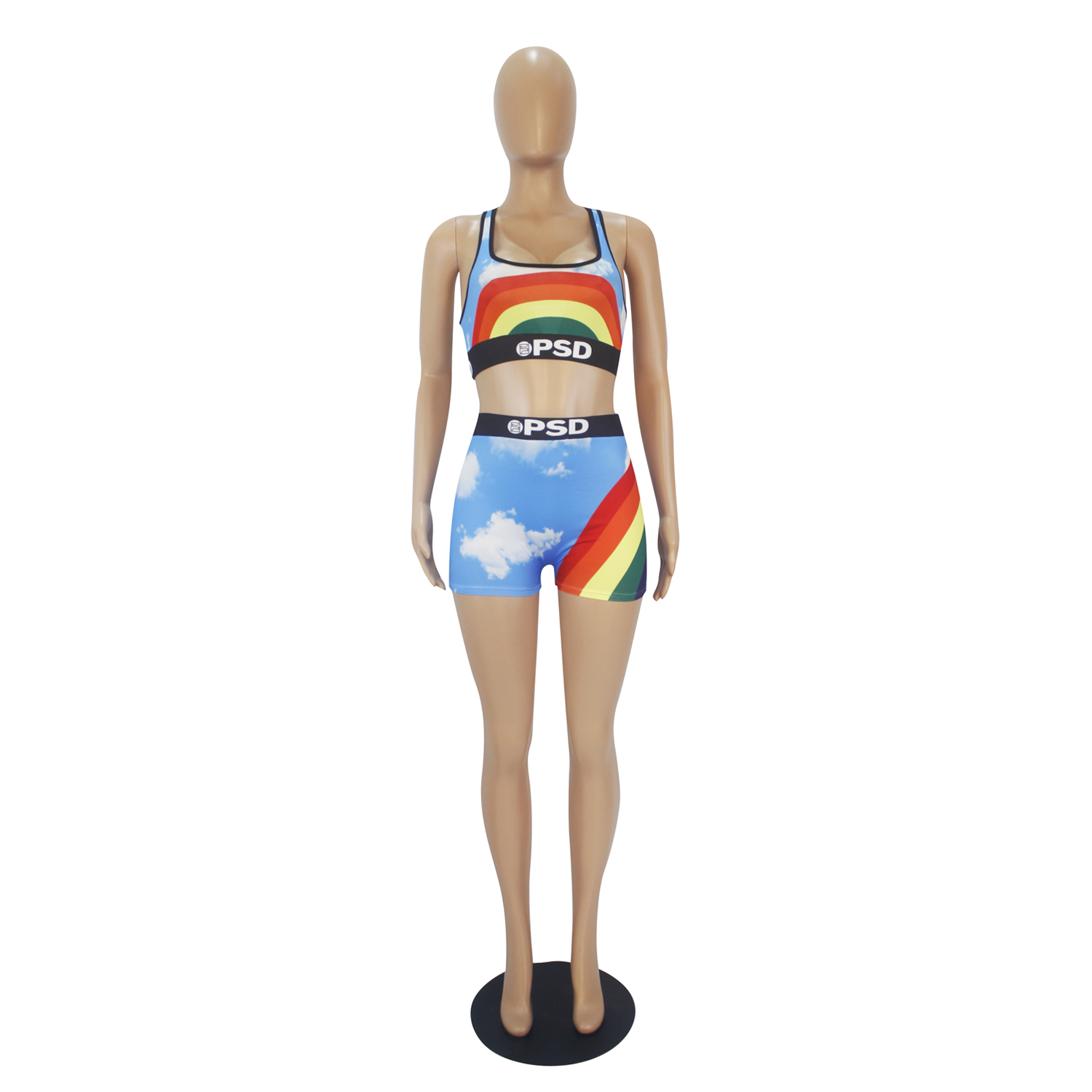 US$ 4.85 - Sexy printed tank top swimsuit suit - www.keke-lover.com