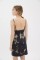 Digital print drawstring dress