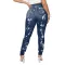 Fashion mid waist small foot pencil jeans