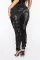 Fashion mid waist small foot pencil jeans