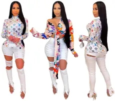 Fashion hole sexy slim jeans