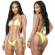 Sexy and fashionable diamond net beach skirt