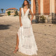 Sleeveless dress solid beach skirt