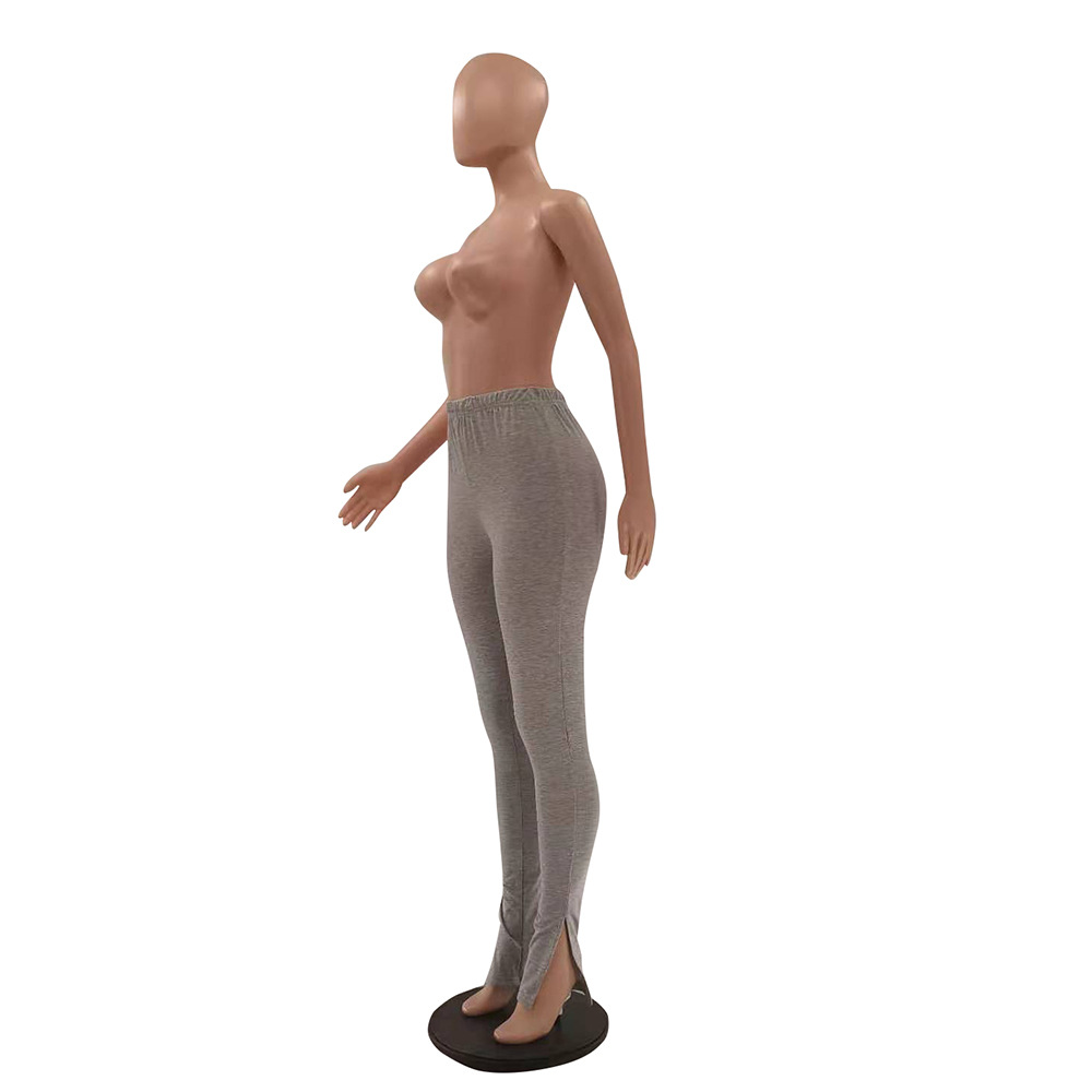 US$ 5.16 - Fashionable casual tight split pants - www.keke-lover.com