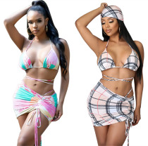 Split strap swimsuit