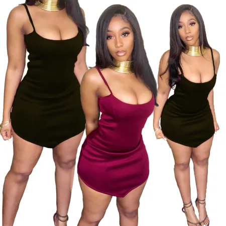 Sexy short sleeve dress